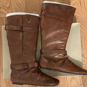 Madden Girl Takaraa Tan Boots size 10